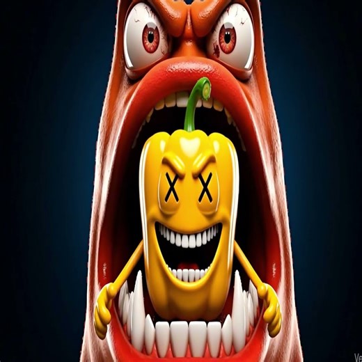 The EVIL Chili Pepper That Fought Back! 3D cartoon horror