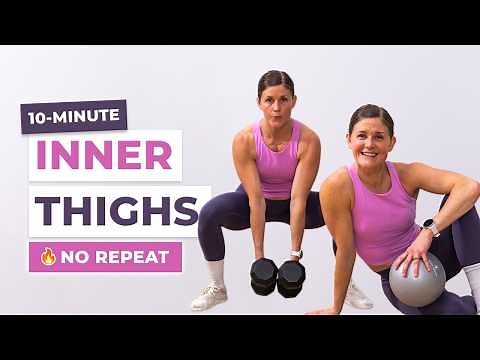 10-Minute Inner Thigh Workout (No Repeats!) | Leg Sculpt at Home