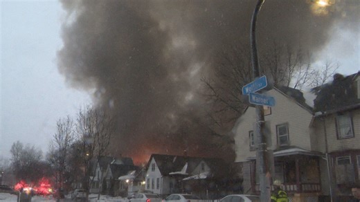 Warehouse fire displaces nearby families, highlights concern for vacant properties