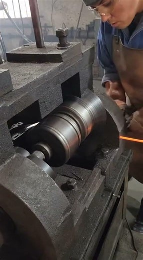 Woman Mastering the Steel Coil Machine Process! #Steel #Manufacturing #WomenAtWork