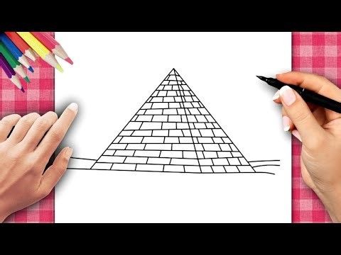 COMMENT DESSINER LA PYRAMIDE ÉGYPTIENNE