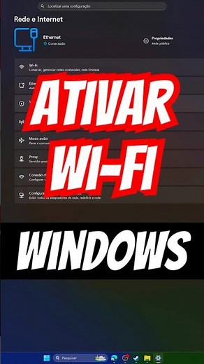 WINDOWS 11 - HOW TO ACTIVATE WIFI ON YOUR PC OR LAPTOP (TUTORIAL) ✅ #windows11 #shorts #tutorial