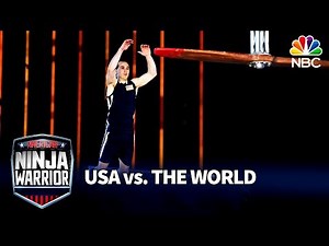 Joe Moravsky's Stage 1 Run - American Ninja Warrior: USA vs. The World