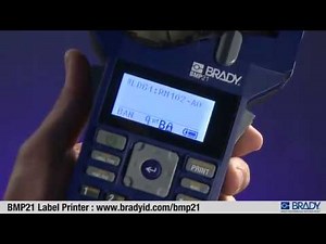 Brady BMP21 Label Maker Features Overview
