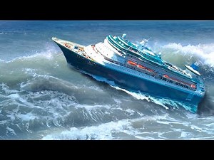 9 BARCOS ATRAPADOS por OLAS GIGANTES en TORMENTAS