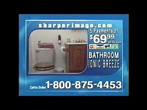 Sharper Image Ionic Breeze Quadra infomercial (2004)