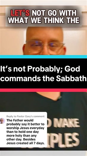 When people say, “We should worship Jesus every day, not just one day,” they sound sincere—but they’re missing the point entirely. Of course Christians should worship God every single day. That’s not the question. The real issue is this: Has God set aside one specific day as holy? The Bible’s answer is crystal clear. Long before there was a Jew, long before sin, long before Mount Sinai—God Himself blessed, sanctified, and rested on the seventh day (Genesis 2:2–3). He didn’t bless a day. He bless