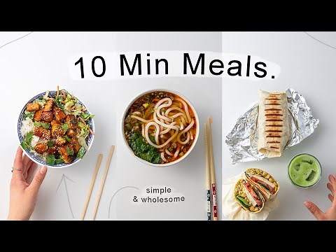 5 Quick Meals Anyone Can Make. (easy, cheap & satisfying)