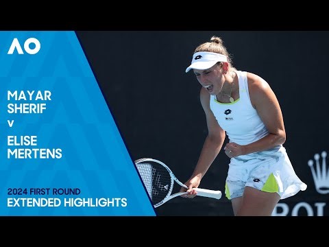 Mayar Sherif v Elise Mertens Extended Highlights | Australian Open 2024 First Round