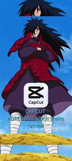 CAPCUT AGRESSIVE GLITCH SHAKE TUTORIAL 💀🥶🔥☠️ #edit #capcuttutorial #anime #edittutorial #naruto