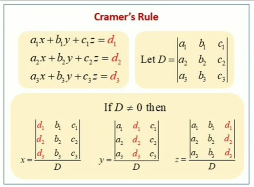 Sachin mathematics approach on Instagram: "Cramer rule #competition #govtexam #university #student"