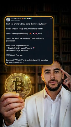 Cash Out Without Being Destroyed ❌💸 Comment the word “PANAMA” and we’ll design a 0% tax setup for your exact situation. | The First Class Citizen