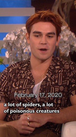 1.2M views · 10K reactions | I gave KJ Apa a Riverdale themed scare. | Ellen DeGeneres | Facebook