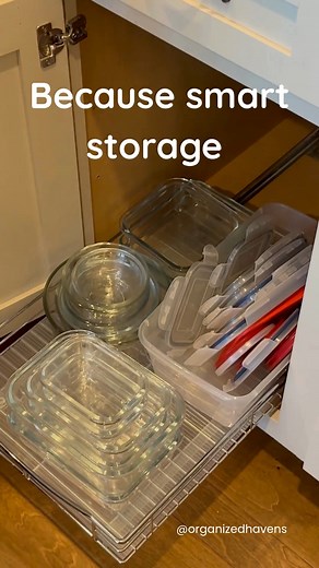 Say goodbye to the cabinet crawl! Kitchen Cabinet Pull-Out Shelf Organizers make it so easy to grab what you need—no more bending, digging, or frustration. Easy to install, easy to love. Make your kitchen smarter (and your back happier)! You can find these organizers at Lowes, Home Depot or Amazon. #OrganizedHavens #KitchenOrganization #PullOutShelves #EasyInstall #ClutterFreeKitchen #SmartStorage | Organized Havens, Professional Organizing Services