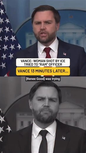 The Recount on Instagram: "JD Vance may need a copy of his own transcript. Joining the White House press briefing on Thursday, the vice president ranted about Renee Nicole Good, the woman ICE killed during an immigration operation a day earlier. In viral videos, Good’s SUV appeared to block a pickup truck that federal agents, including ICE, were in. An ICE officer shot into the driver’s side windshield as she tried to drive away. DHS and the Trump administration have insisted Good hurt ICE offic