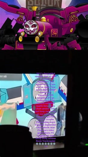 trains formers 4 cursed lady track arachnis vs Thomas spider robot op Thomas prime rosimus prime is