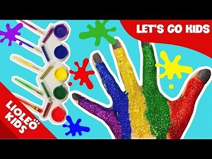 Bé học tiếng Anh về Màu sắc - Colors | Bàn tay cầu vồng Color Fingers Song| Lioleo English for kids