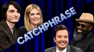 Catchphrase with Finn Wolfhard and Meghann Fahy! | The Tonight Show Starring Jimmy Fallon
