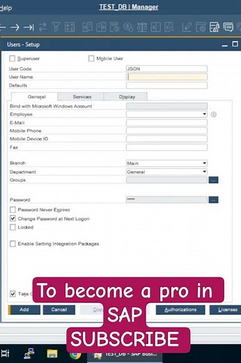 How to Create a User in SAP Business One | Quick SAP B1 Guide