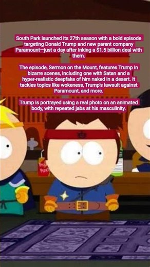 South Park Slams Trump & Paramount in Shocking Season 27 Premiere