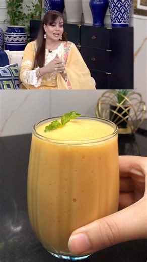 Try this restaurant style mango ice cube shake recipe 😍 #mangoshake #summerrecipes #food #trending