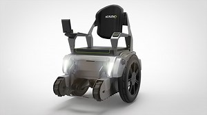 The Scalevo, An Electric Wheelchair Capable of Climbing or Descending Stairs With Tank-Like Treads