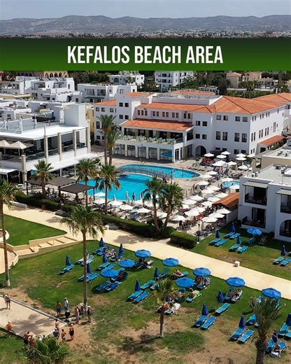 11K views · 214 reactions | Starting from Lighthouse Beach, our drone follows the recently renovated Coast Path towards Chloraka, flying over the Kefalos Beach Holiday resort as it does so. Doesn't the walkway look fantastic now? Once we have passed the resort we fly past the Elysium Hotel before finishing next to the Tomb of the Kings. | Paphos Life | Facebook