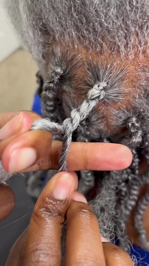 Salt & Pepper Spring Twist Tutorial: Tight & Easy Braids