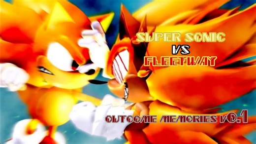 [成果记忆]游戏内Super Sonic VS Fleetway