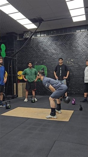 Kettlebell Swing (KB Swing) 💣 #crossfit #کراسفیت #KBSwing