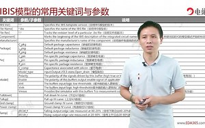 03高速PCB信号、电源仿真验证之IBIS模型的常用关键词与参数
