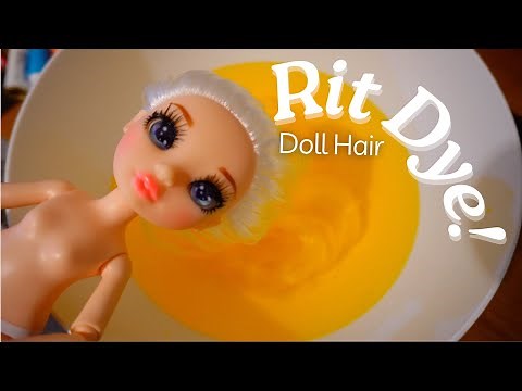 How to Dye Your Doll’s Hair | (TUTORIAL) Rainbow High