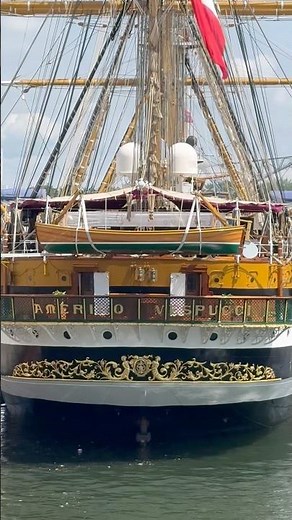 The World’s Most Beautiful Sailing Ship Arrives in Montreal! ⚓ | Amerigo Vespucci 2026