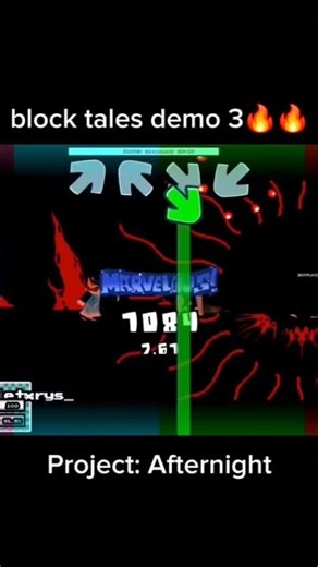 block tales demo 3🔥🔥Project: Afternight #roblox #กีต้าร์ez #fnf #fridaynightfunkingame