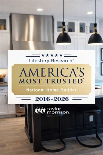 America's Most Trusted Home Builder for 11th Year