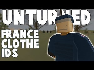 ALL NEW FRANCE CLOTHING IDS! (Unturned)