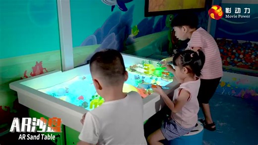 Sandbox AR Augmented Reality Sandtable Projection AR Sandbox Projector for Kids Interactive Sensory Play Games Virtual Sandbox