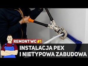 Remont WC - Instalacja PEX, montaż stelaża i ciekawa zabudowa