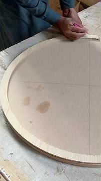 Make Round circle Of MDF sheet with Router Machine