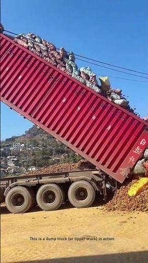 How a Dump Truck Unloads in Seconds | Heavy Machinery