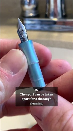My go-to fountain pen for shimmer inks
