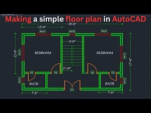 AutoCAD Floor Plan Tutorial: A Beginner's Guide to Creating Simple Floor Plans