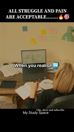 All struggles are acceptable, when we realise...😢#motivation #studymotivation #study #success #exam