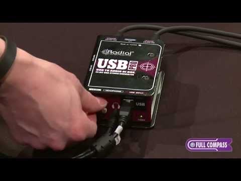 Radial Engineering USB Pro Digital Stereo DI for Laptops Overview | Full Compass