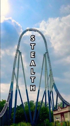 2 Off ride POVs of the awesome Stealth Rollercoaster at Thorpe Park ✨ #thorpepark #stealth #shorts