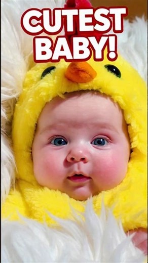 “Cutest Baby in a Chicken Costume 🐥 | Adorable Baby Moments You Can’t Resist!”
