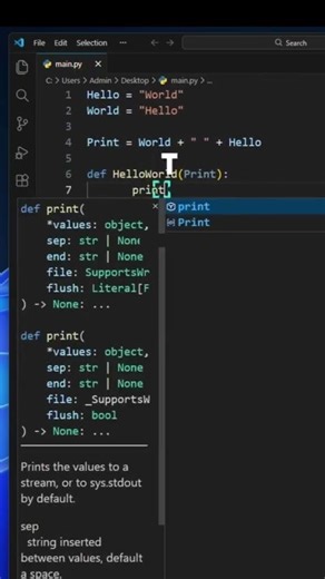 How to implement Python printing in Vscode! #programming #computer #pythonlearning #coding