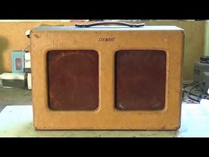 The Nightmare on YouTube Street: Repairing a 1950's Stewart Amp