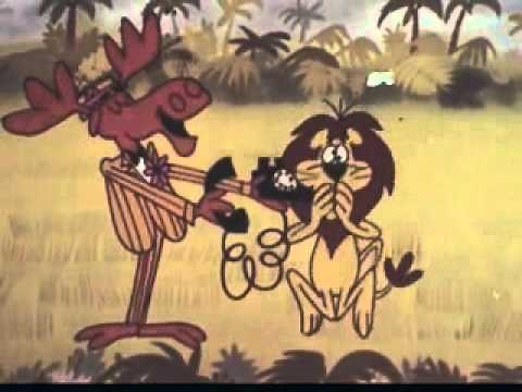 Vintage Old 1960's Post Crispy Critters with Orange Moose Cereal Animated Commercial