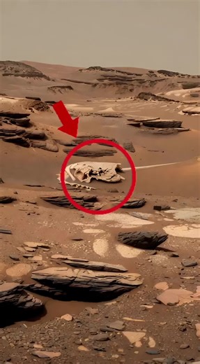 Curiosity rover may have stumbled upon something truly astonishing. 😱 The visuals show what appears to be massive bones or skeletal structures hidden beneath the Martian surface. Could these be remnants of an ancient creature… or is there another explanation? Scientists are stunned and cautious — this discovery raises more questions than answers. What do you think is hiding beneath Mars’ surface? 🤯 #hashtags: #mars #nasa #curiosityrover #bones #mystery #alien #skeleton #science #marsrocks #exp